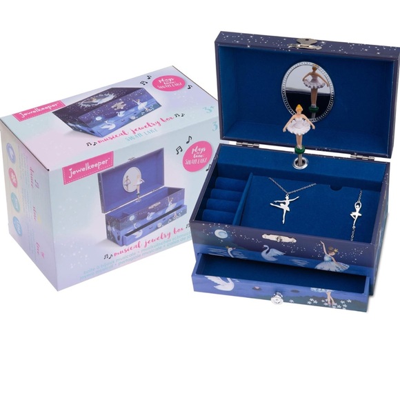 🆕 Jewelkeeper Ballerina Music Box & Little Girls Jewellery Set - Picture 7 of 8